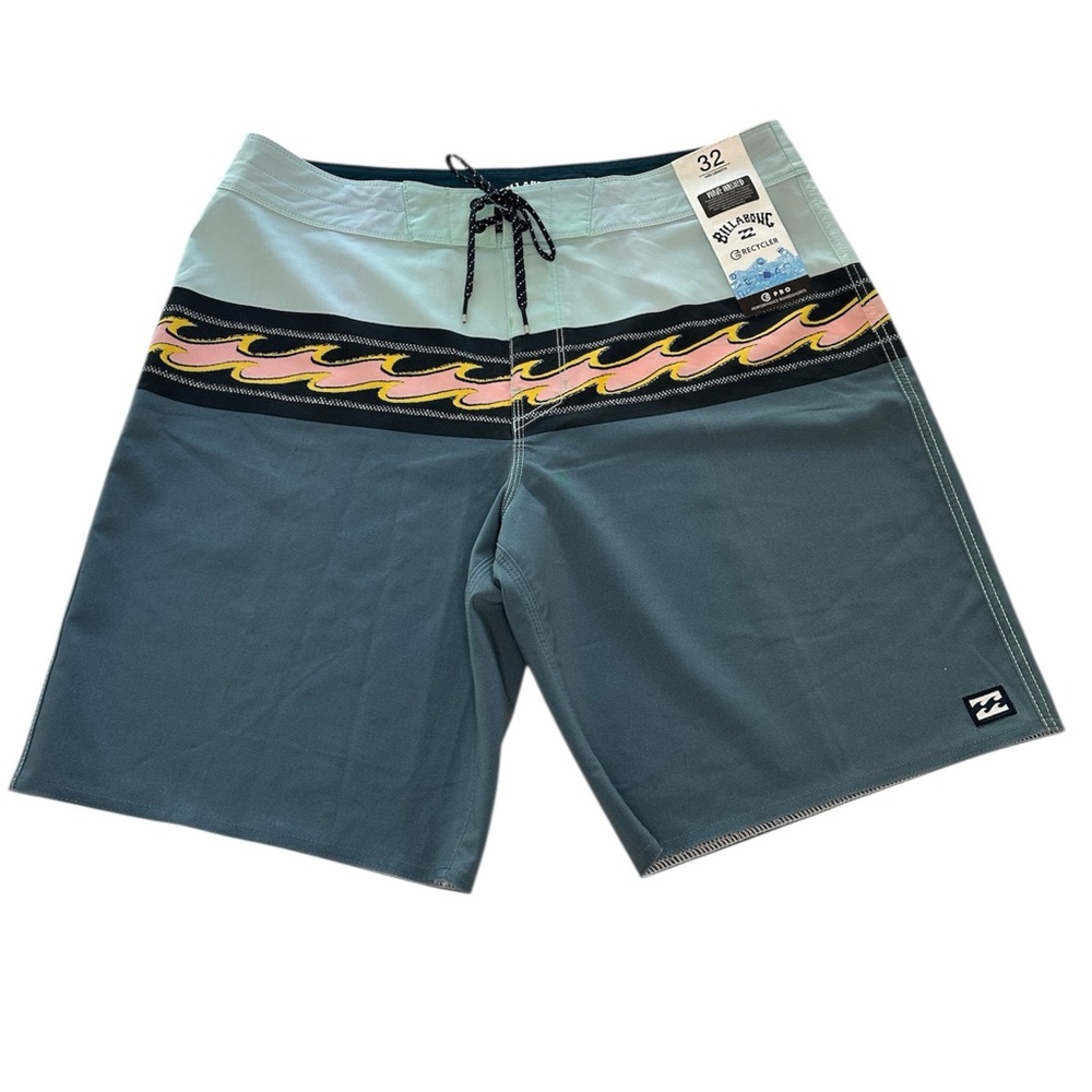 Billabong Board Shorts Swim Trunks Recycler Momentum Pro NWT Mens Size 32 Waist